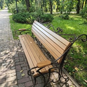 Лавочка садовая кованая Монарх