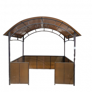 Беседка карбонат + металл